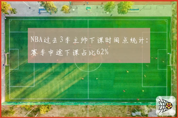 NBA过去3季主帅下课时间点统计：赛季中途下课占比62%
